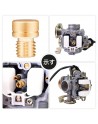 Main Jet Set Keihin Round/Small [5*6.7] 78,80,82,85 Carburetor Setting Keihin af35 Main Jet Motorcycle PC PWK PE 4 Size Set with