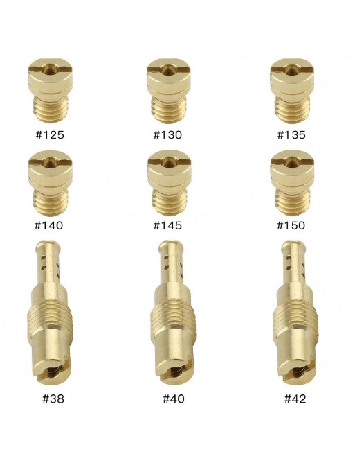 Pilot Jet (23.6X6) Main Jet (6X8) 9 pieces Main Jet Set Pilot Jet Set Mikuni Motorcycle Carburetor Parts Carburetor Setting Keih