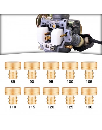 Main Jet 10 Size Marudai (8X9) Main Jet Main Jet Set TM/TMR/MJ N24/ TDMR/V M22 Carburetor Setting for Motorcycle with Storage Ca