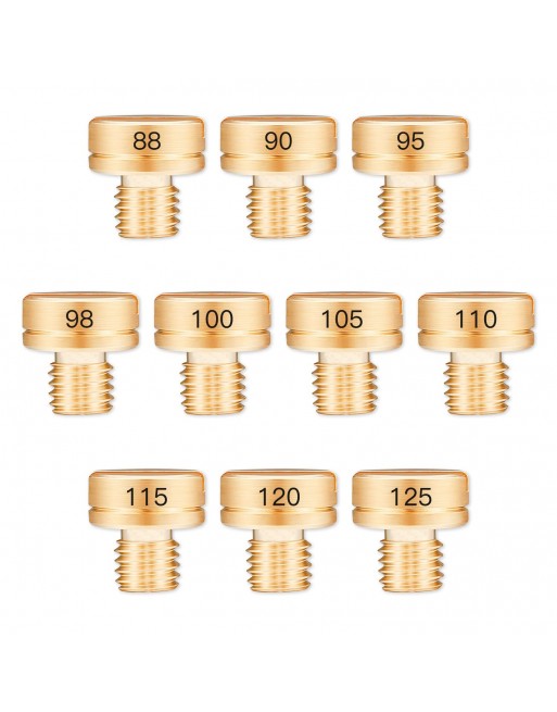 Main Jet 10 Size Marudai (8X9) Main Jet Main Jet Set TM/TMR/MJ N24/ TDMR/V M22 Carburetor Setting for Motorcycle with Storage Ca