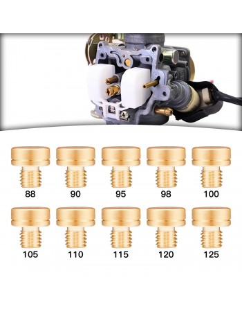 Main Jet 10 Size Marudai (8X9) Main Jet Main Jet Set TM/TMR/MJ N24/ TDMR/V M22 Carburetor Setting for Motorcycle with Storage Ca